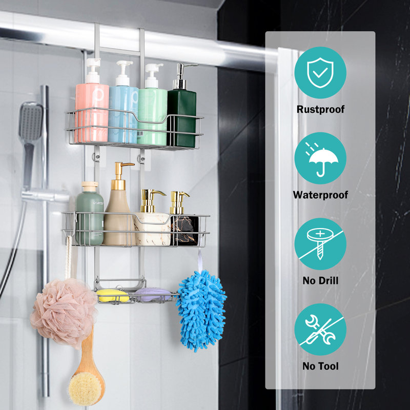 Rebrilliant Ljubinka Suction Shower Caddy Wayfair